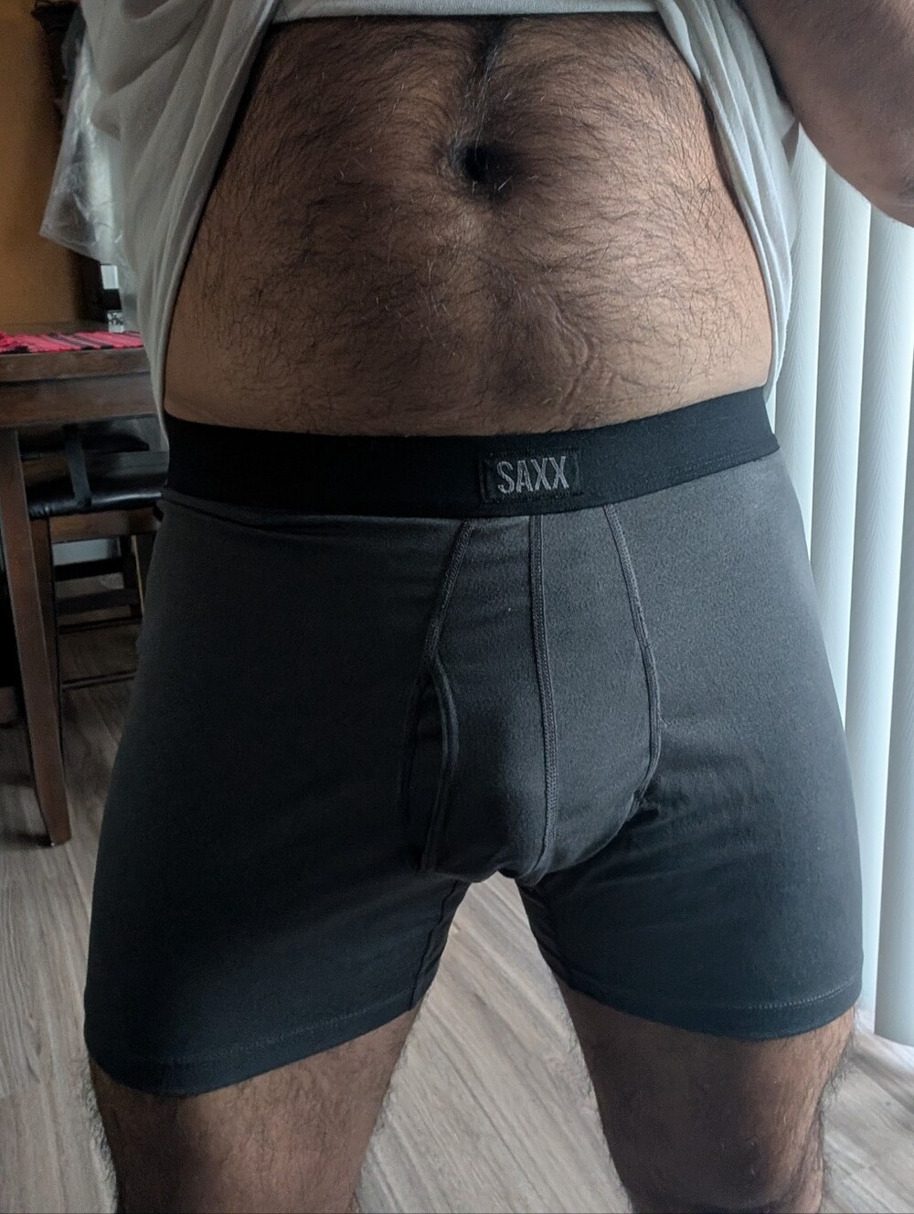 SAXX Men's Gray Performance Boxer Briefs